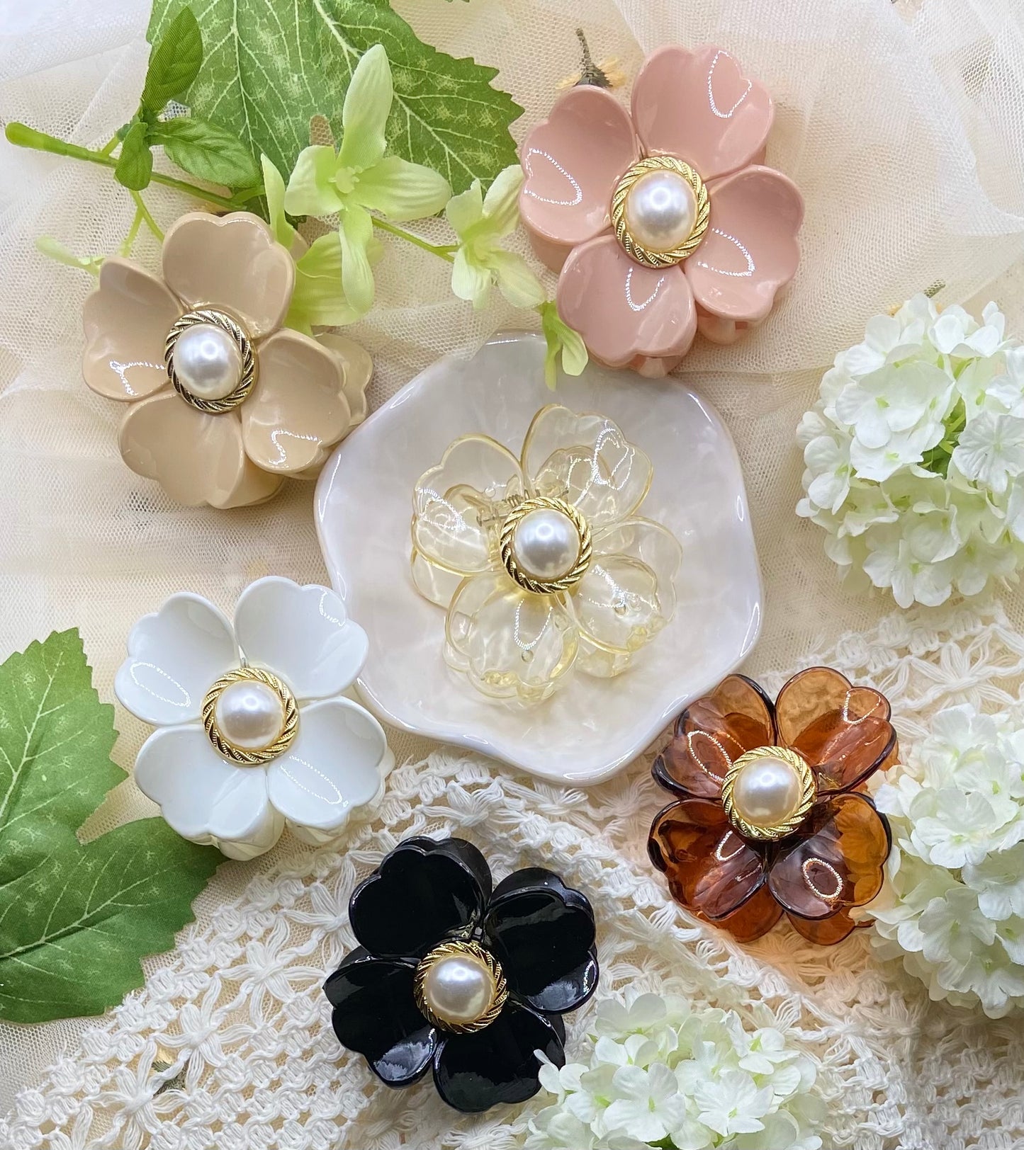 Flower Hair Claw