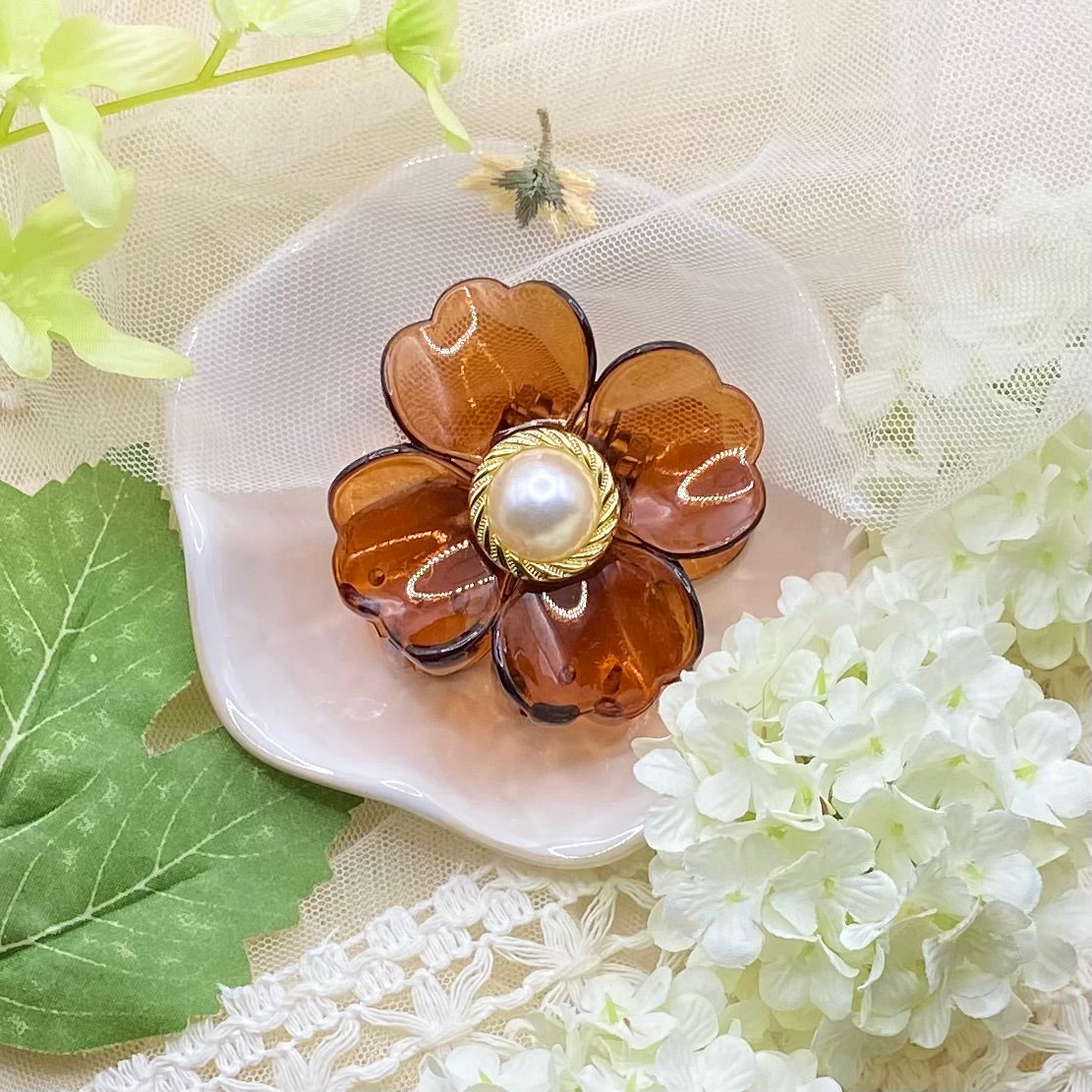 Flower Hair Claw